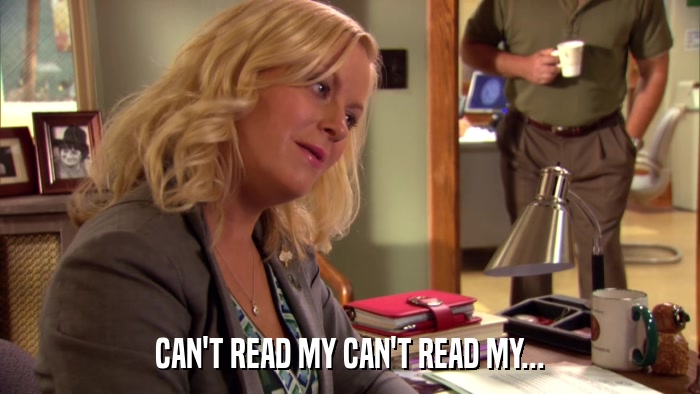 CAN'T READ MY CAN'T READ MY...  