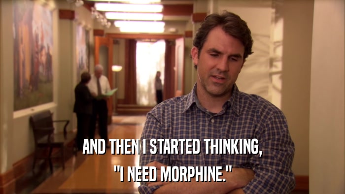AND THEN I STARTED THINKING, 