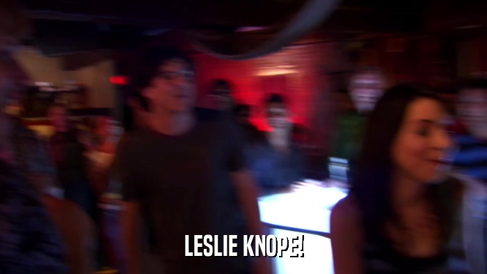 LESLIE KNOPE!  