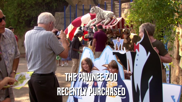 THE PAWNEE ZOO RECENTLY PURCHASED 