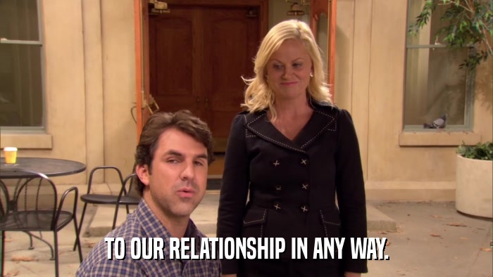TO OUR RELATIONSHIP IN ANY WAY.  