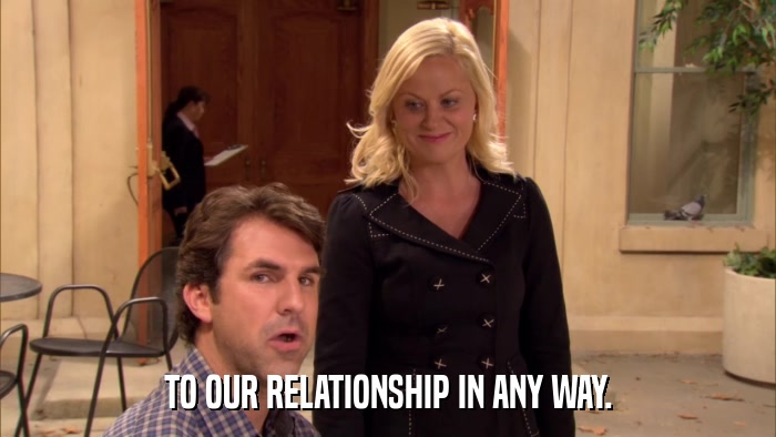 TO OUR RELATIONSHIP IN ANY WAY.  