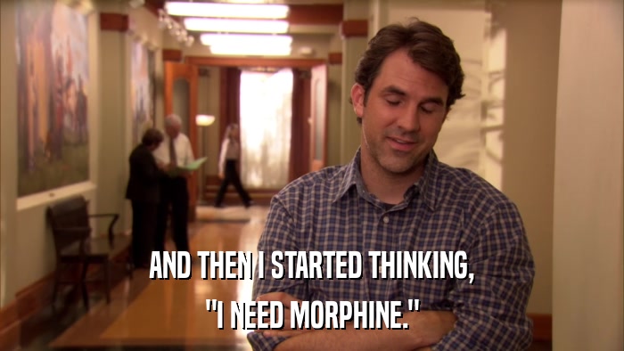 AND THEN I STARTED THINKING, 