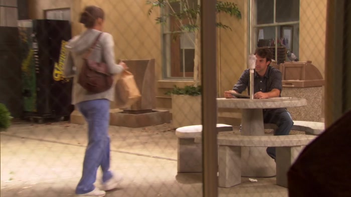 I'M SUPPOSED TO MEET LESLIE FOR LUNCH, BUT SHE ACTUALLY WORKS, SO... 