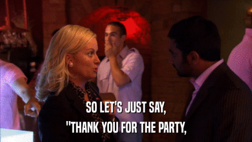 SO LET'S JUST SAY, 