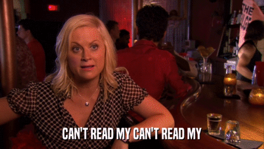 CAN'T READ MY CAN'T READ MY  