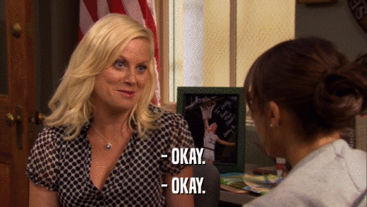 - OKAY. - OKAY. 