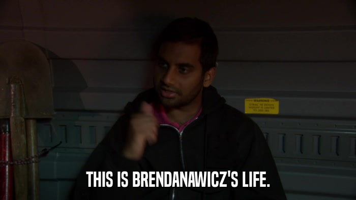 THIS IS BRENDANAWICZ'S LIFE.  