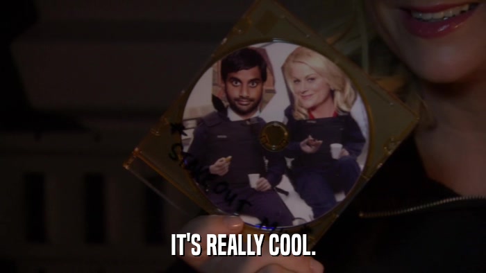 IT'S REALLY COOL.  
