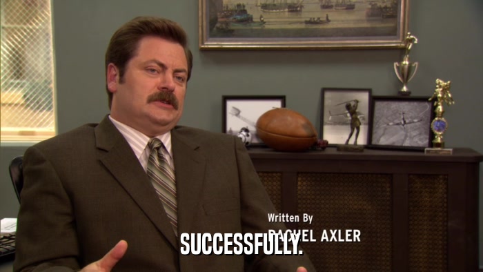 SUCCESSFULLY.  