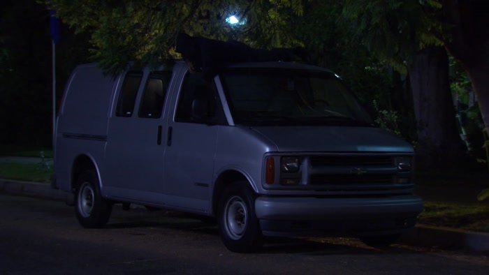 YOU KNOW WHAT, IT DOES LOOK LIKE HE'S BREAKING INTO THAT VAN. 