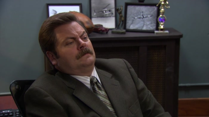 I'M RON (FUCKING) SWANSON.  