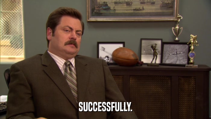 SUCCESSFULLY.  