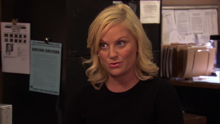 AND I COULD HAVE RON SWANSON DOWN HERE, KICKING DOWN YOUR DOORS. 