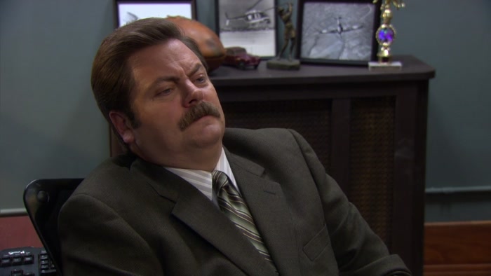 I'M RON (FUCKING) SWANSON.  