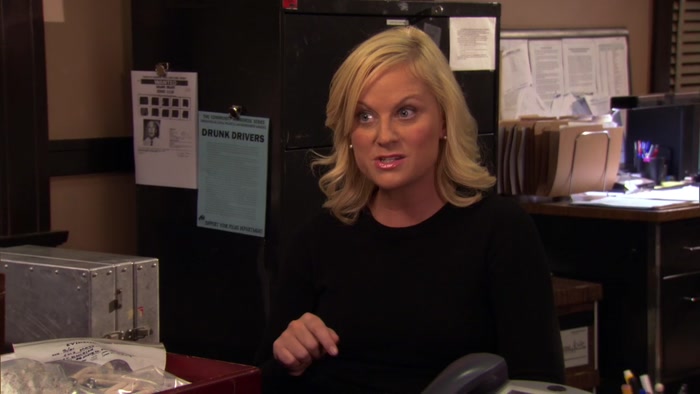 AND I COULD HAVE RON SWANSON DOWN HERE, KICKING DOWN YOUR DOORS. 