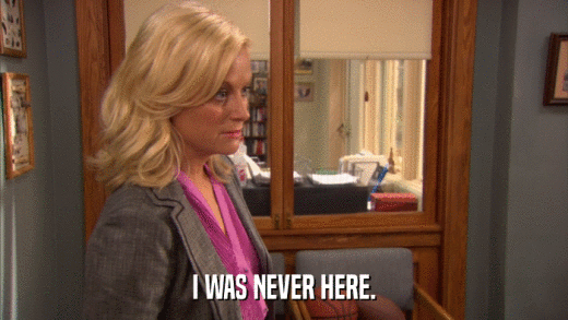I WAS NEVER HERE.  