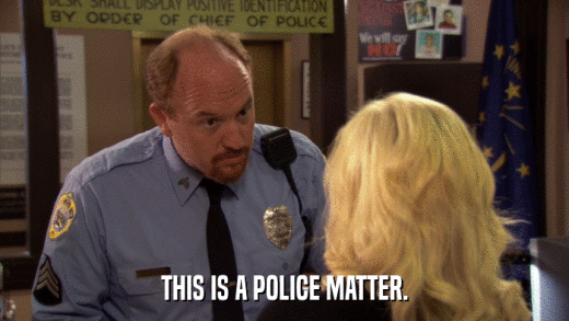 THIS IS A POLICE MATTER.  