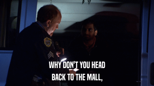 WHY DON'T YOU HEAD BACK TO THE MALL, 