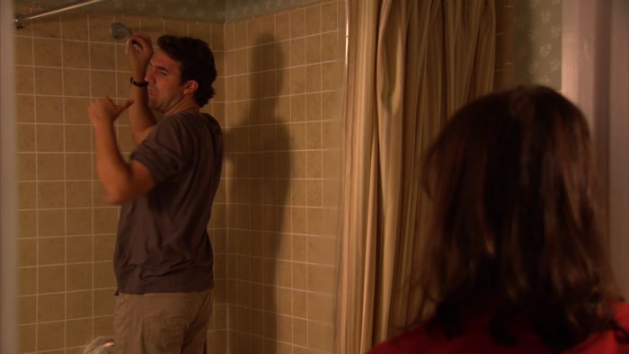 I HOOKED YOUR TOILET UP TO YOUR SHOWER. 