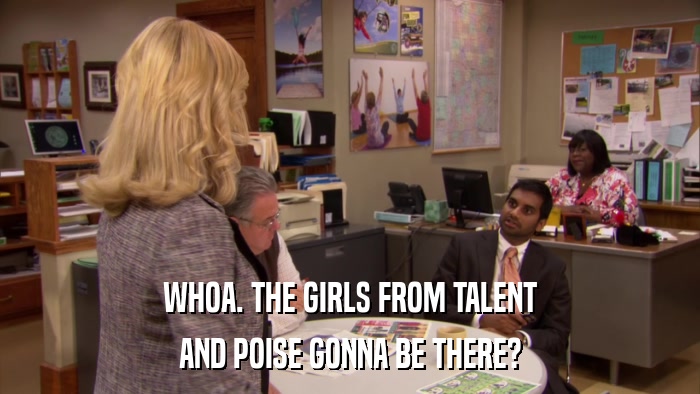 WHOA. THE GIRLS FROM TALENT AND POISE GONNA BE THERE? 