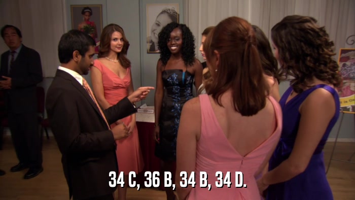 34 C, 36 B, 34 B, 34 D.  