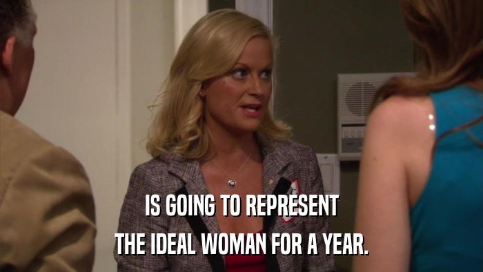 IS GOING TO REPRESENT THE IDEAL WOMAN FOR A YEAR. 