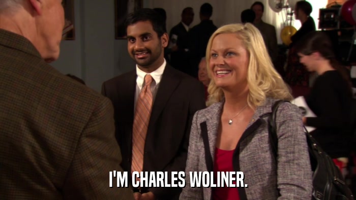 I'M CHARLES WOLINER.  