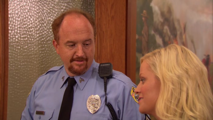 LESLIE'S REALLY COOL, AND SHE'S SMART. 