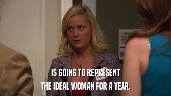 IS GOING TO REPRESENT THE IDEAL WOMAN FOR A YEAR. 