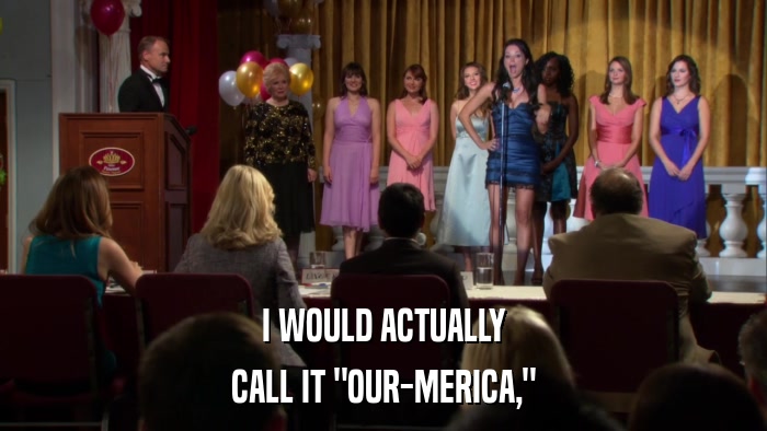 I WOULD ACTUALLY CALL IT 