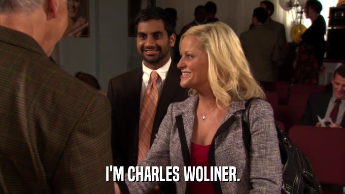 I'M CHARLES WOLINER.  