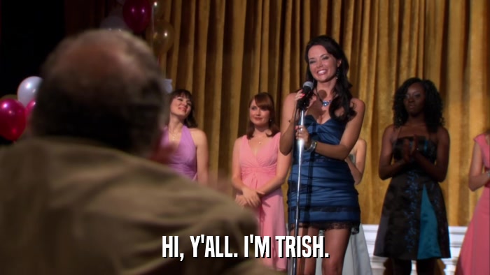 HI, Y'ALL. I'M TRISH.  