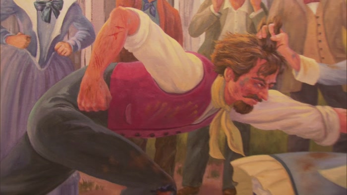 AND ANNA BETH STEVENSON, A WIDOWED MOTHER OF SEVEN. 