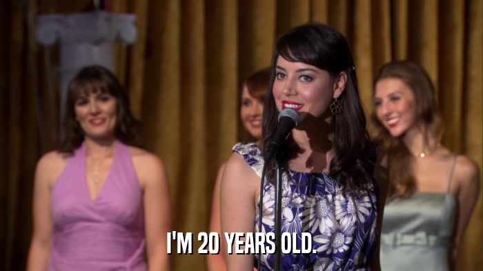 I'M 20 YEARS OLD.  