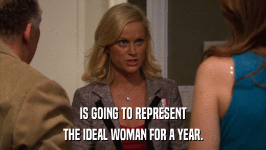 IS GOING TO REPRESENT THE IDEAL WOMAN FOR A YEAR. 