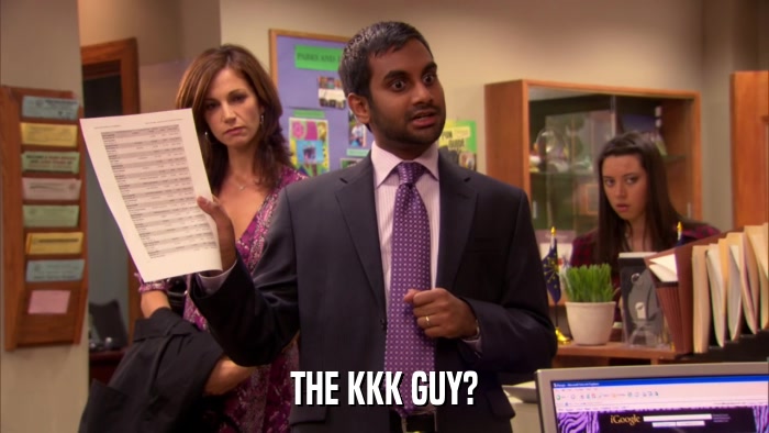 THE KKK GUY?  