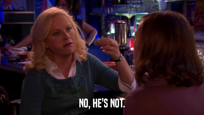 NO, HE'S NOT.  