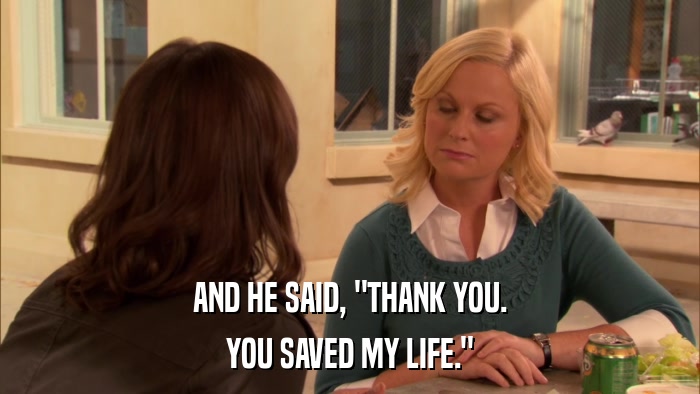 AND HE SAID, 