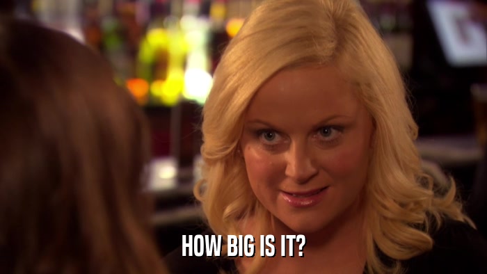 HOW BIG IS IT?  