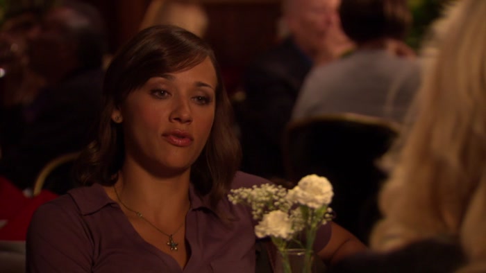 YOU'RE LATE. AND I CAN SEE YOUR NIPPLES THROUGH YOUR DRESS. 