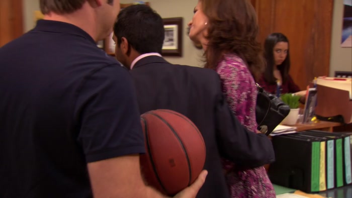 LET'S GET OUT OF HERE. SEE YOU LATER, RON. 
