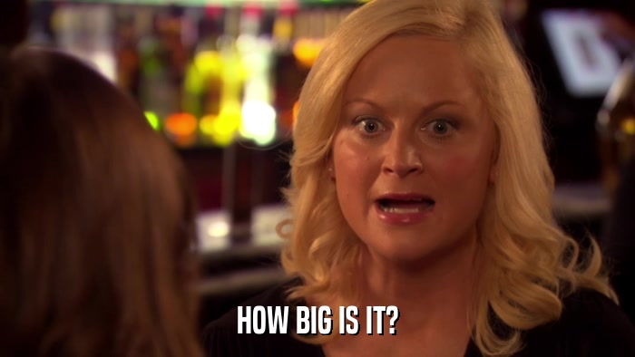 HOW BIG IS IT?  