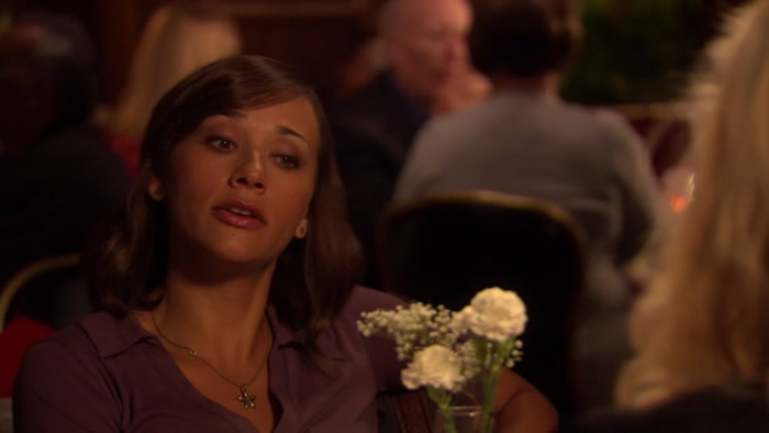 YOU'RE LATE. AND I CAN SEE YOUR NIPPLES THROUGH YOUR DRESS. 