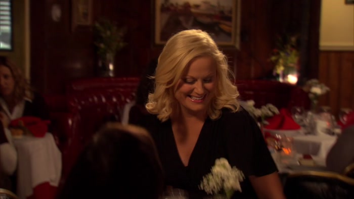 YOU'RE LATE. AND I CAN SEE YOUR NIPPLES THROUGH YOUR DRESS. 