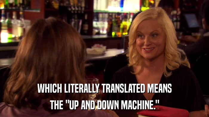 WHICH LITERALLY TRANSLATED MEANS THE 
