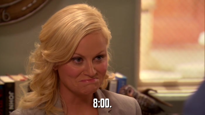 8:00.  