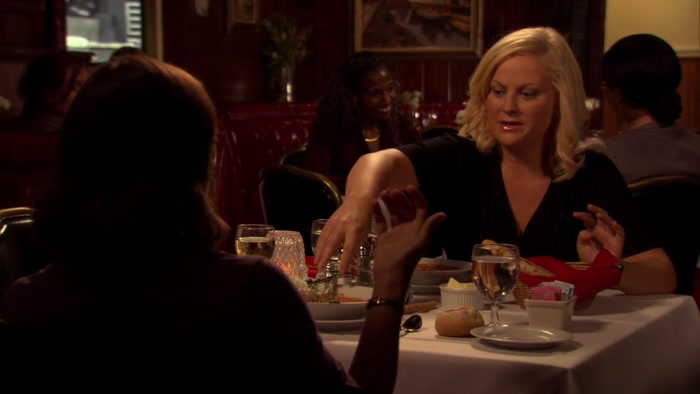- I GOT FLOWERS IN YOUR SOUP. I'M SO SORRY. - OH COME ON! 