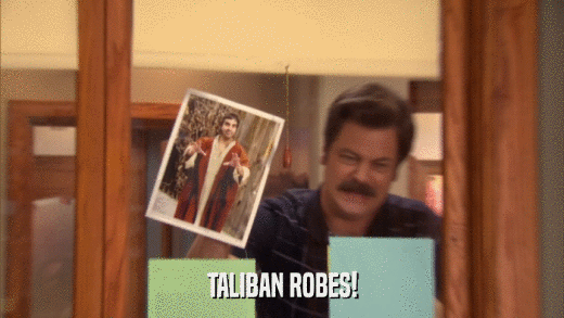 TALIBAN ROBES!  
