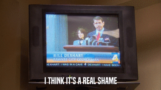 I THINK IT'S A REAL SHAME  